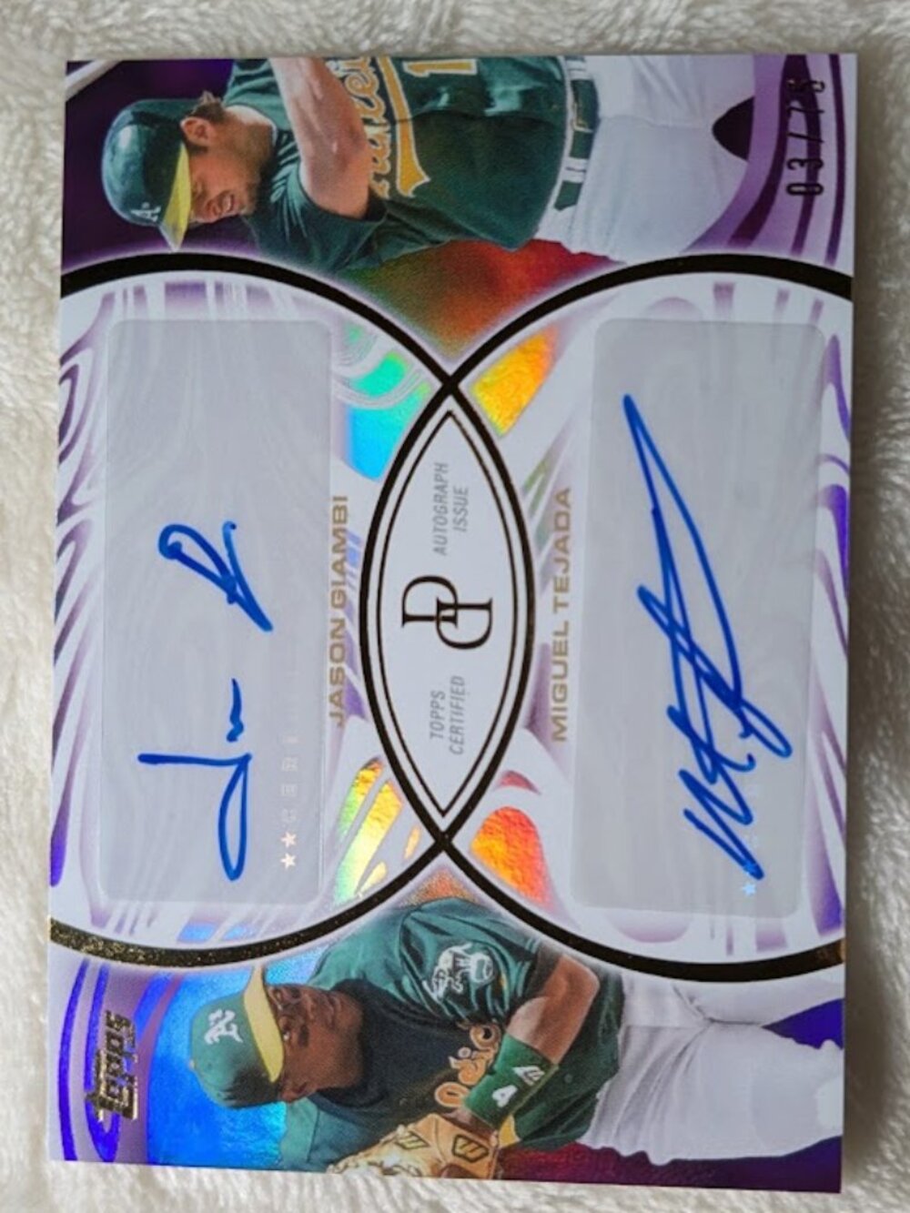 2026 Topps Dynamic Duals GIAMBI & TEJADA #44A 3/75